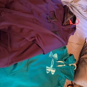 2 UA sweatshirts